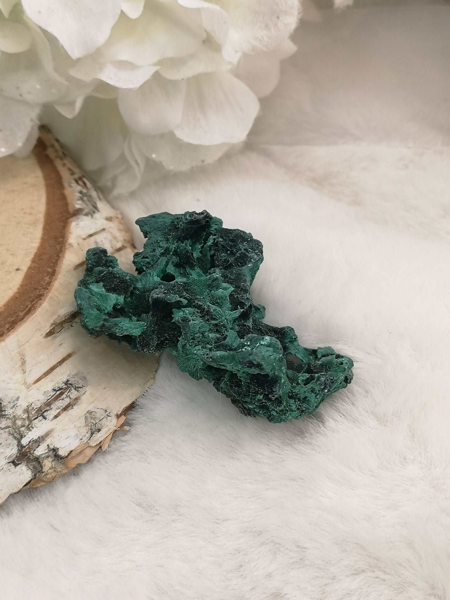 Malachite Edelstein Freiform