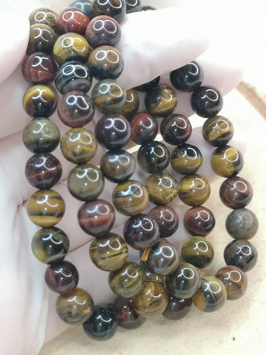 Colorful Tigereye Tigerauge Armband