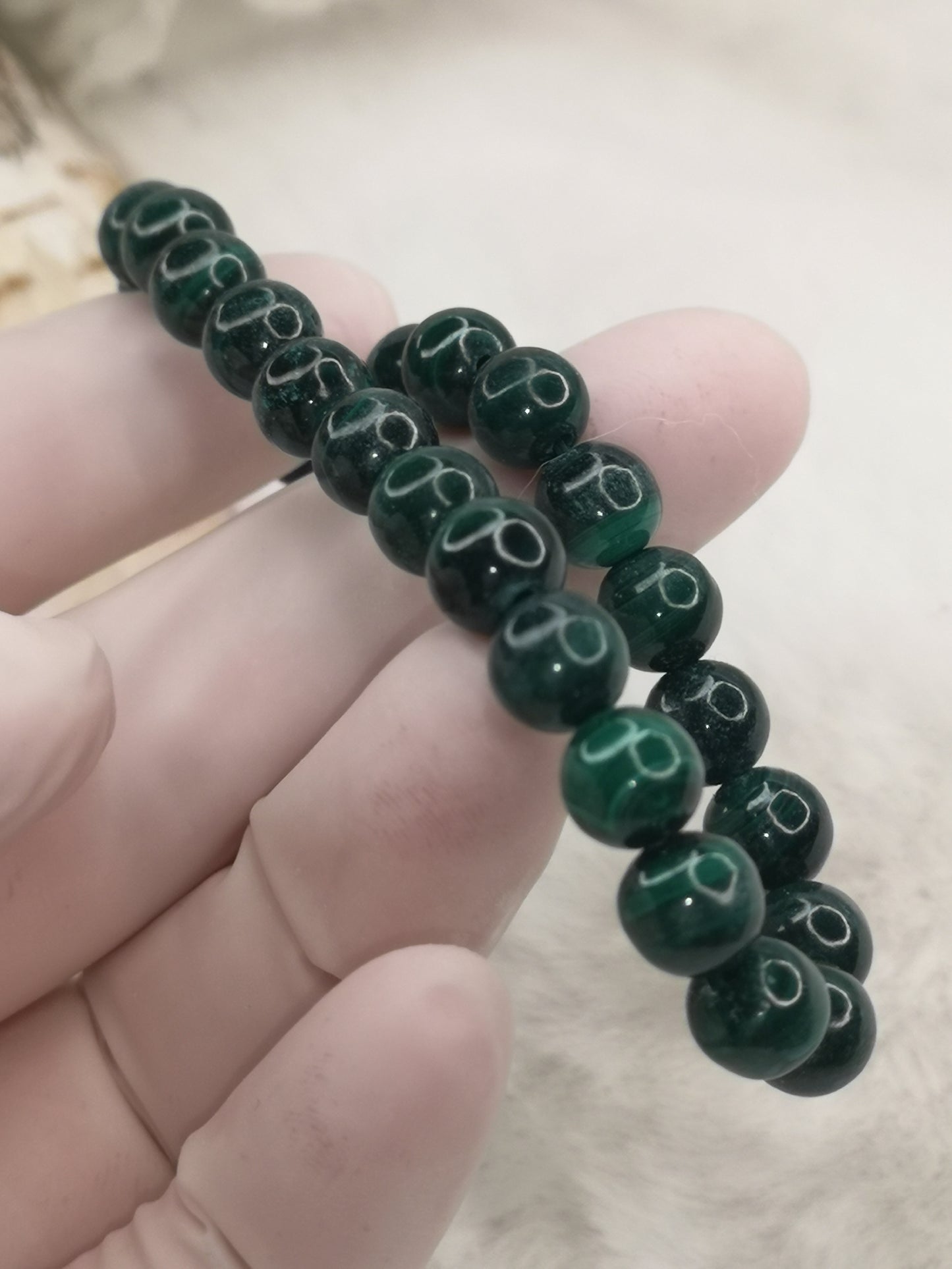 Malachite Edelstein Armband