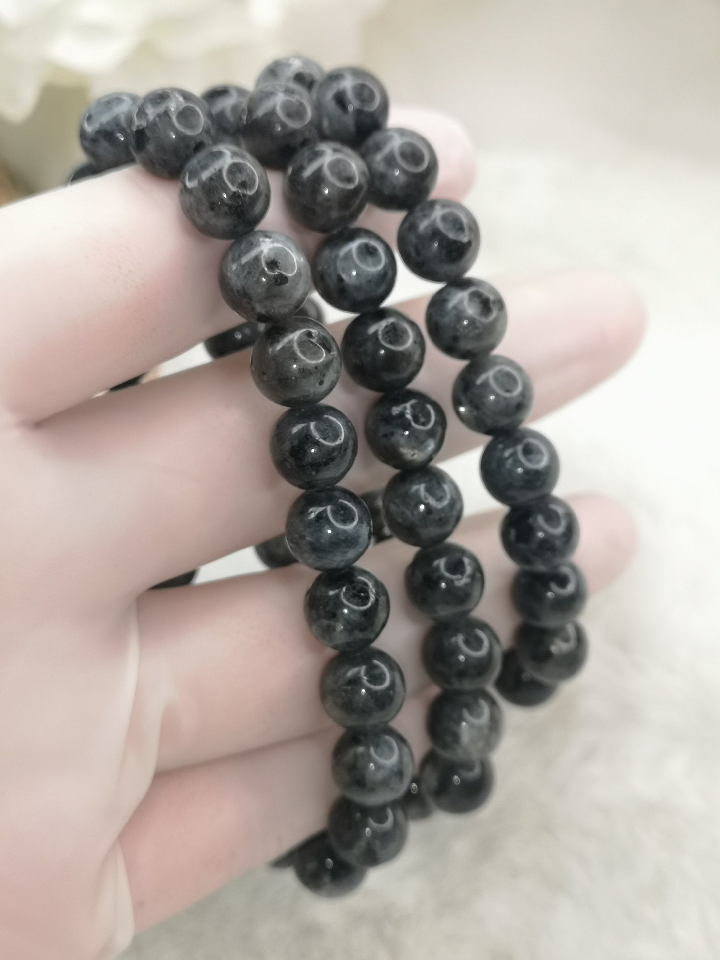 Larvikit Edelstein Armband