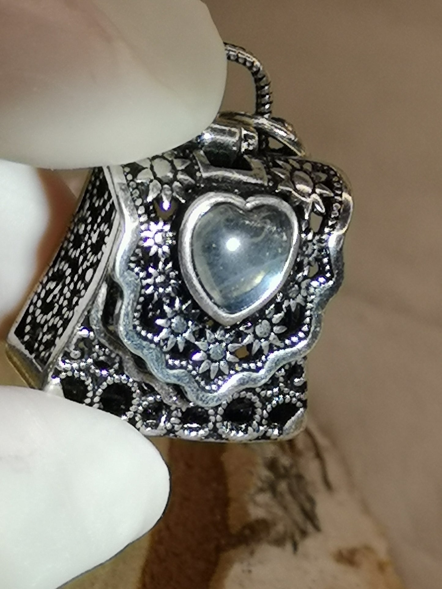 Labradorite Edelstein Kupfer Taschen Design Ketten Anhänger