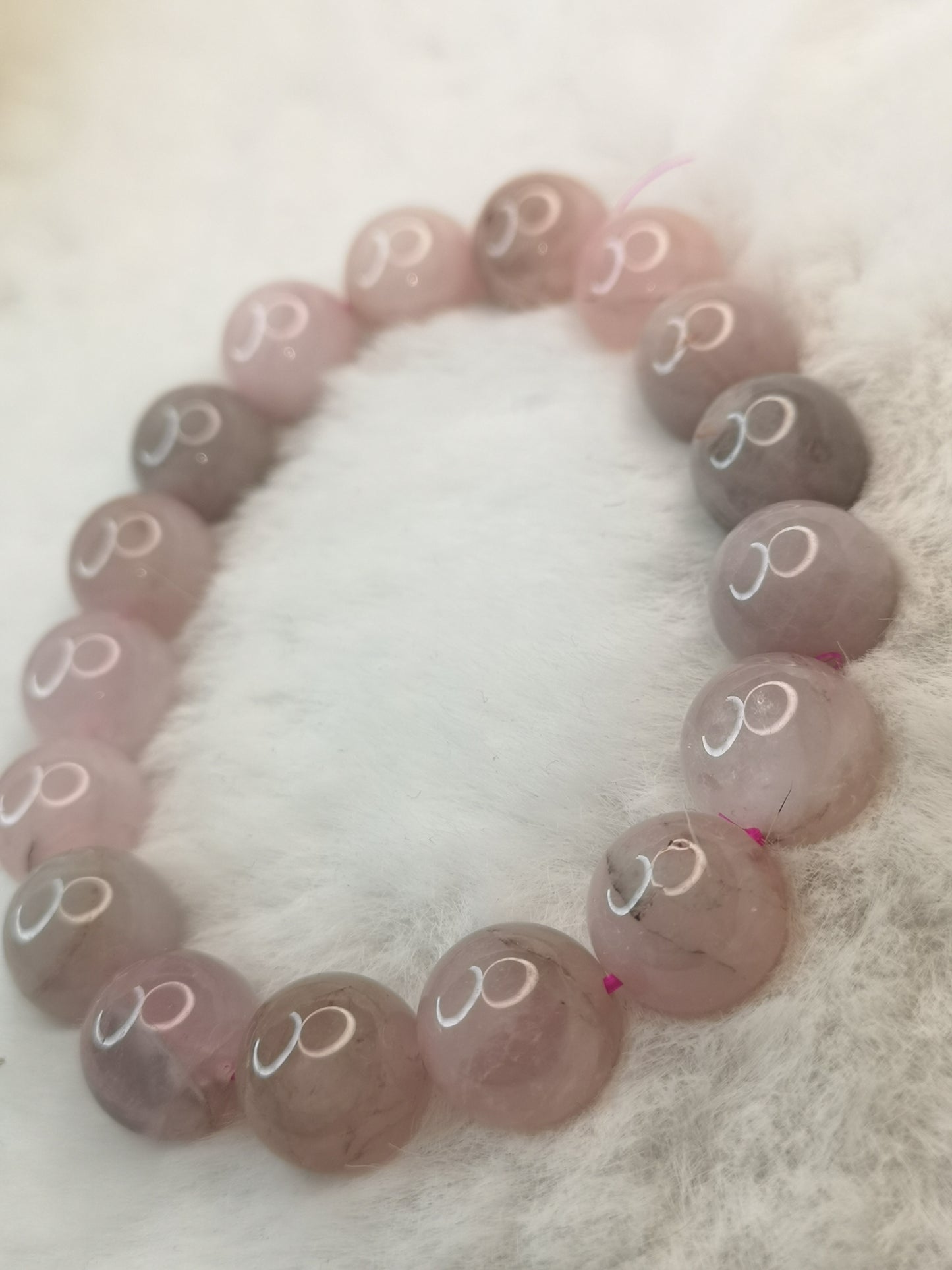 Rosenquarz Edelstein Armband