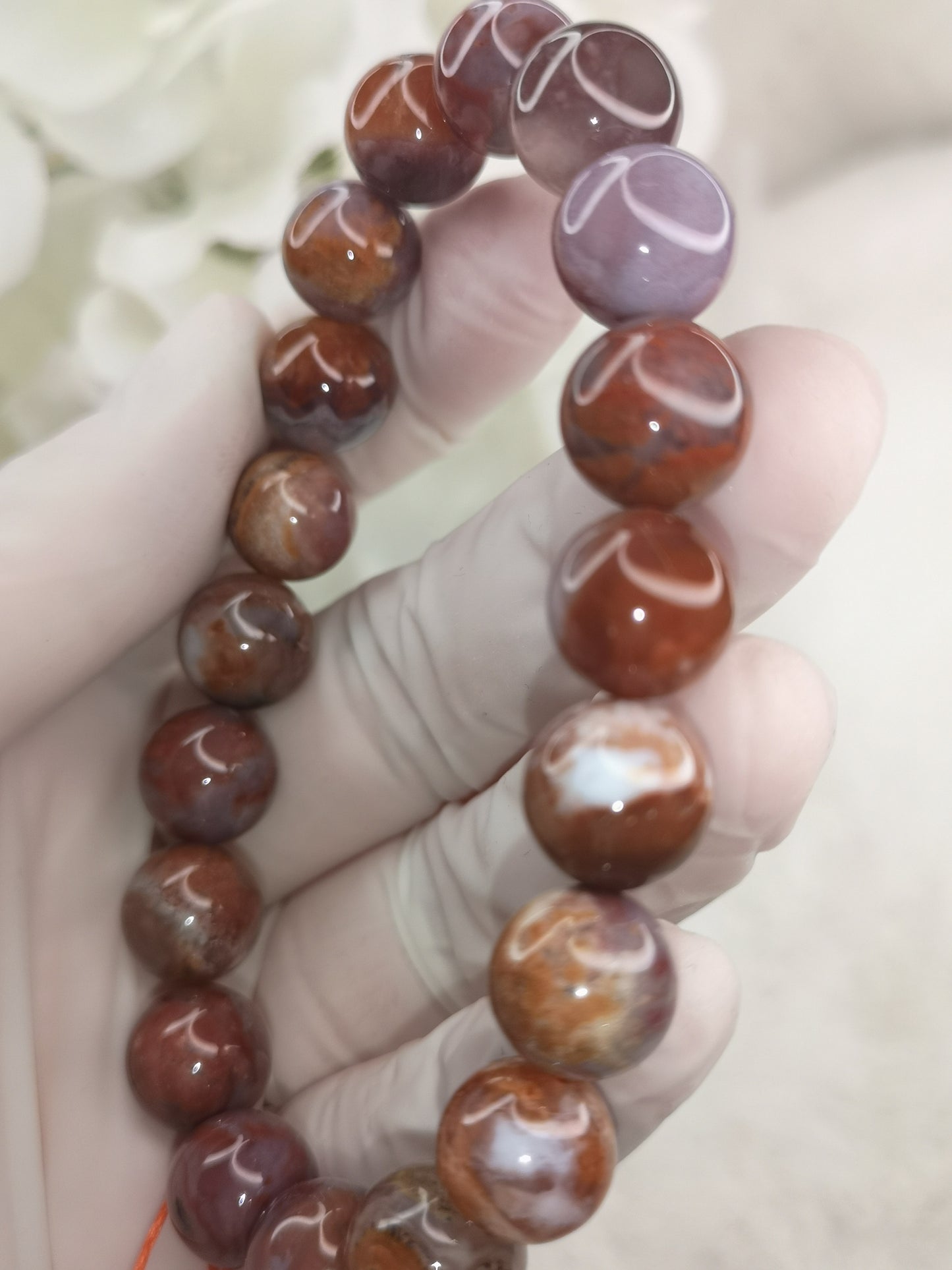 Yanyuan Achat Edelstein Armband