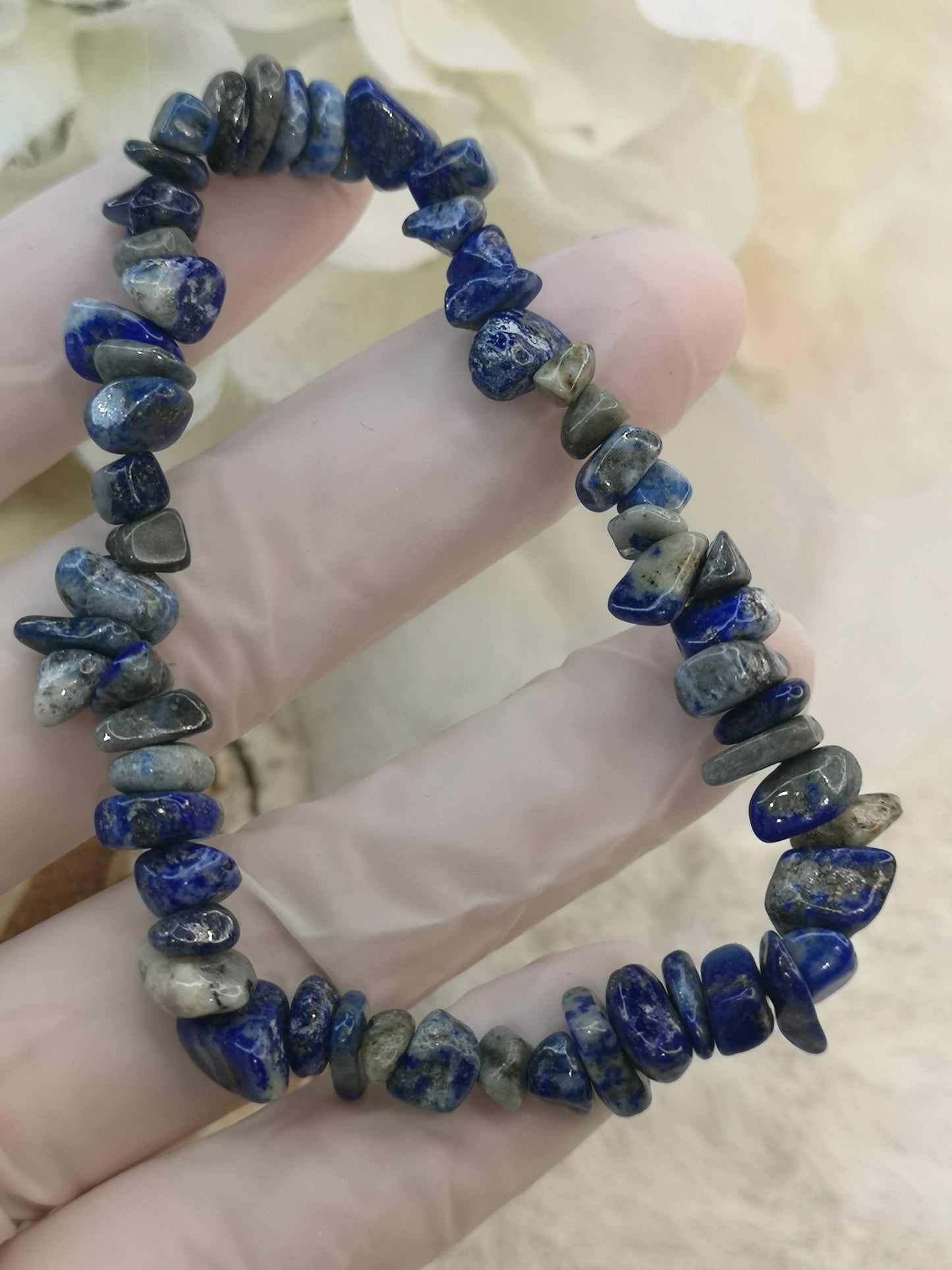 Lapislazuli Lapis Edelstein Armband