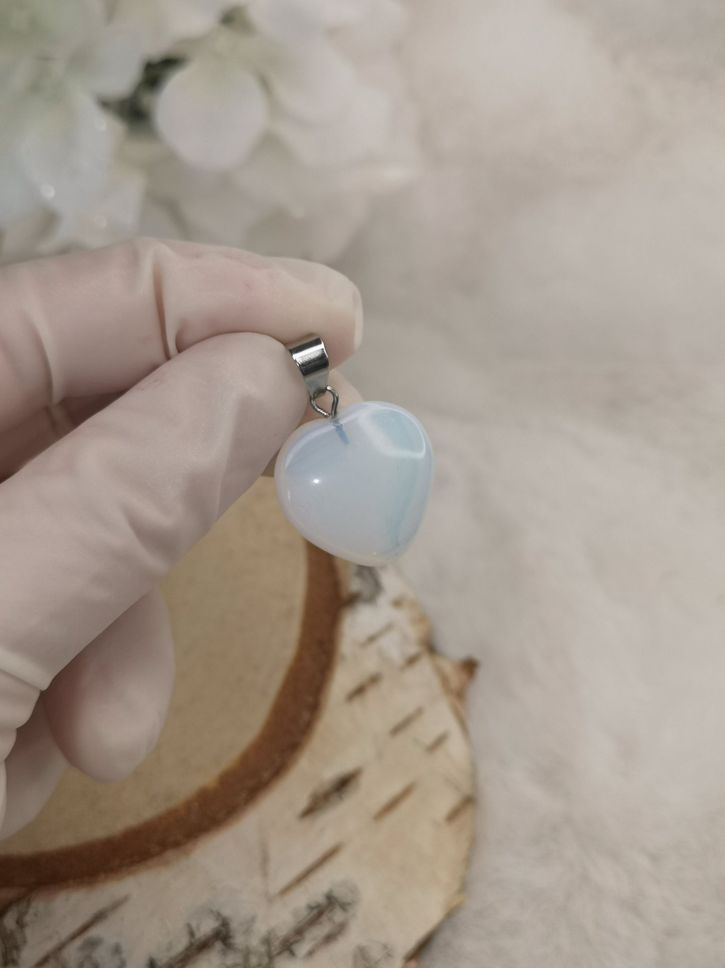 Opalite Herz Ketten Anhänger