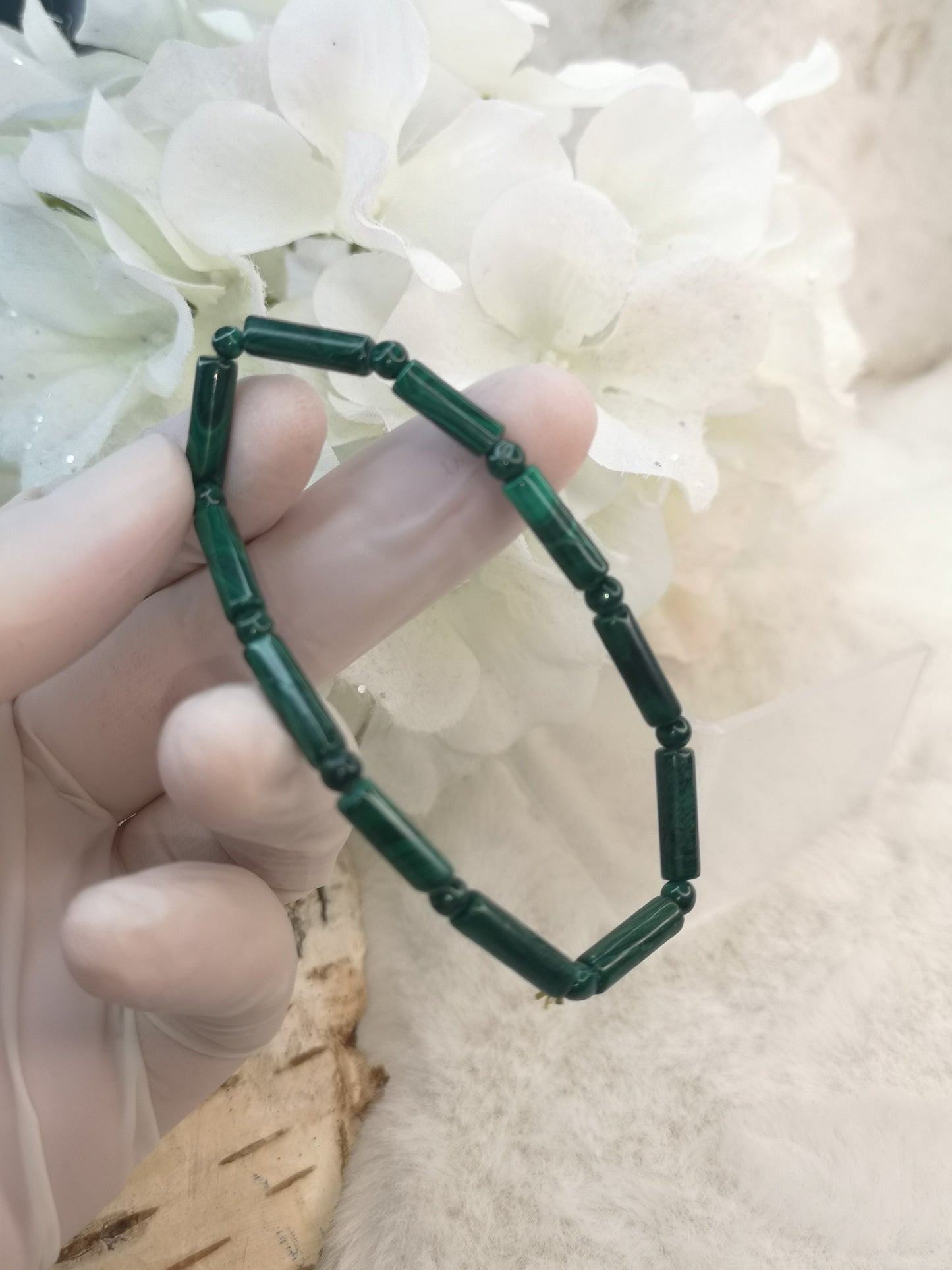 Malachite Edelstein Armband