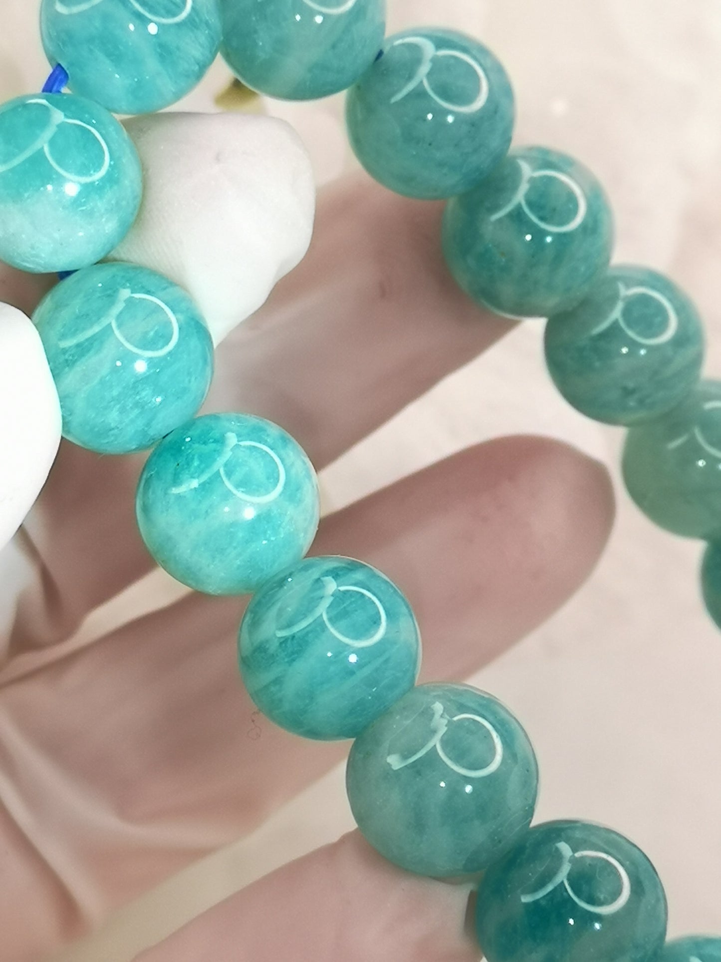 Amazonite Edelstein Armband dehnbar