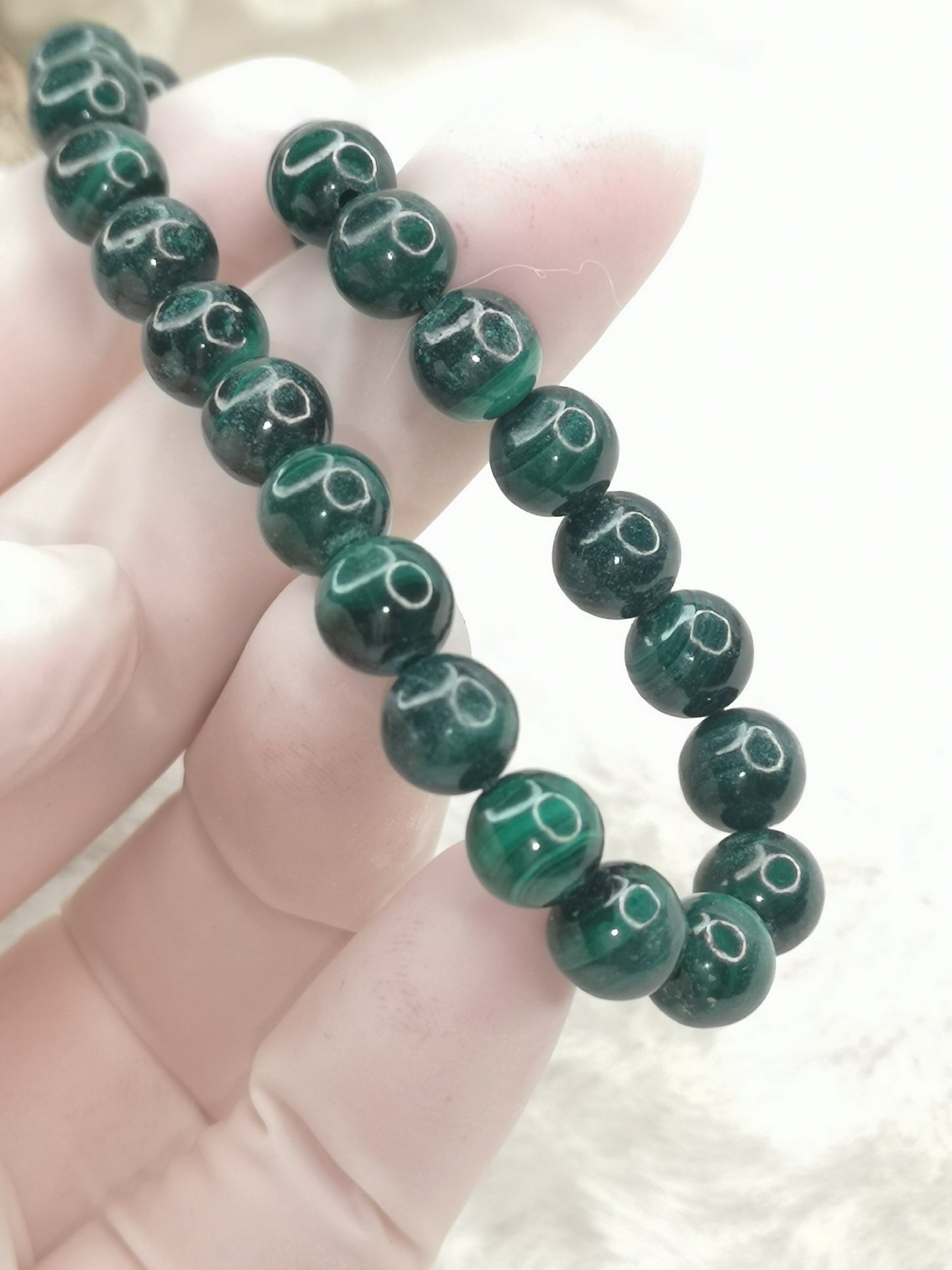 Malachite Edelstein Armband