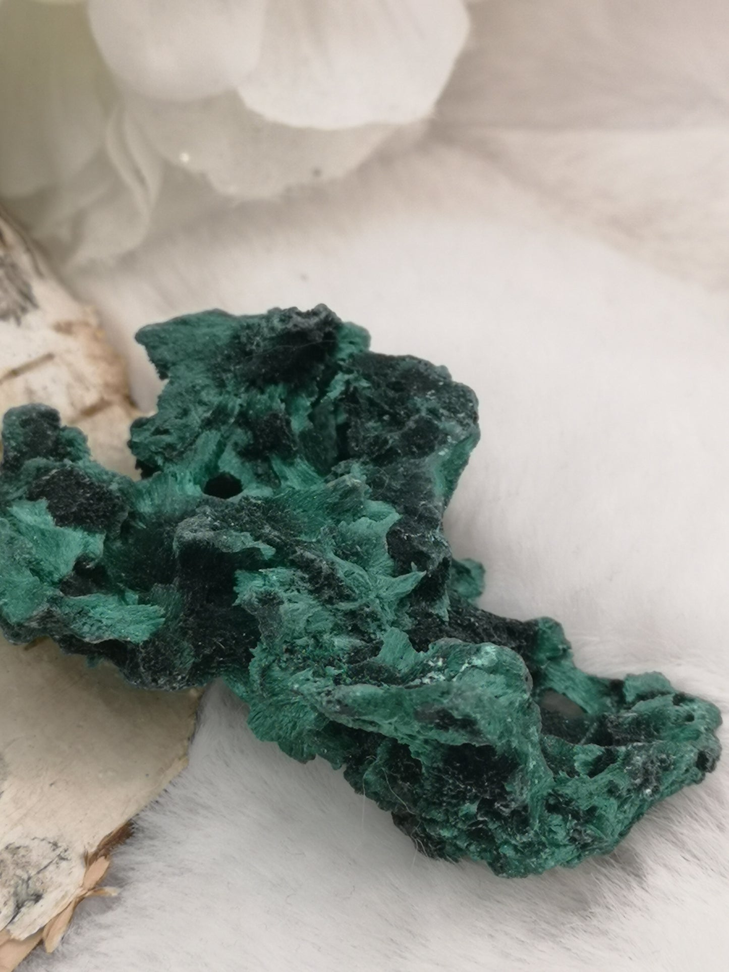 Malachite Edelstein Freiform