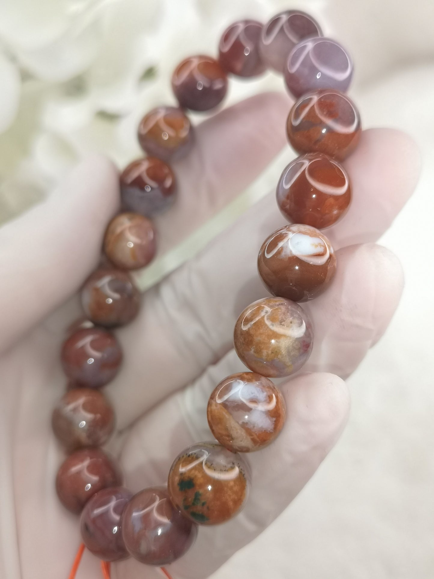 Yanyuan Achat Edelstein Armband