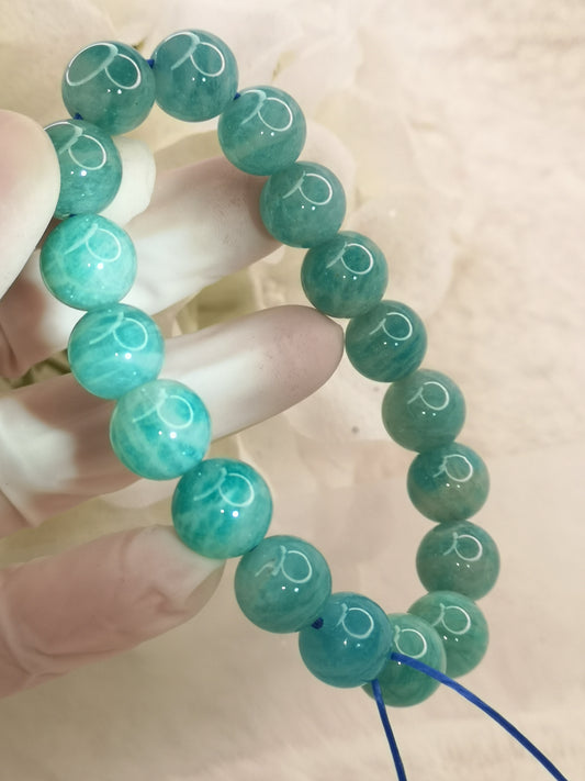 Amazonite Edelstein Armband dehnbar